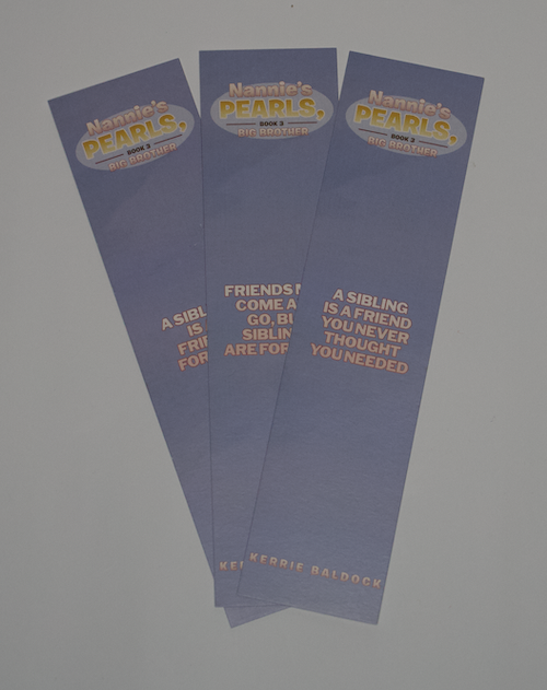 Nannies Pearls - Big Brother Bookmarks